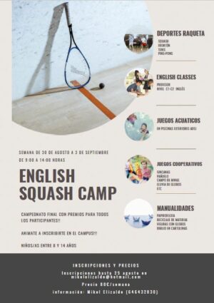 English Squash Camp